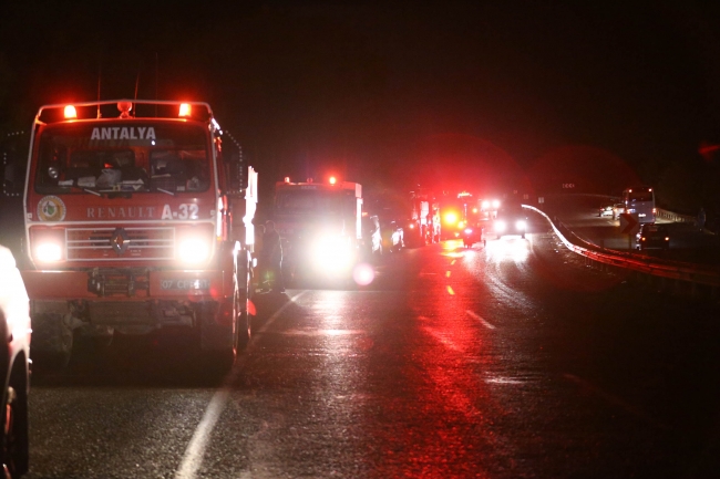 Antalya'da orman yangını